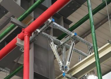 雨湖该抗震支架的整体式支吊架结构协调性好